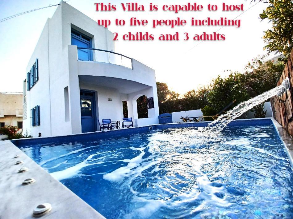 Captain Lazaros Villa: Black With Pool And Sea View