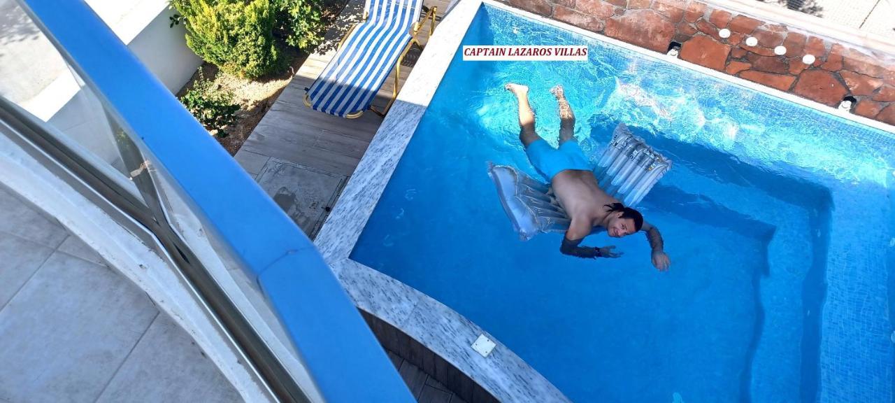 Villa Captain Lazaros Villa: Black With Pool And Sea View