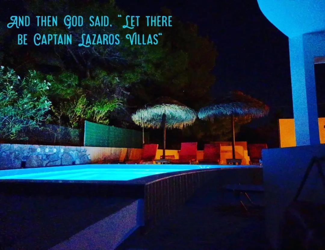 Captain Lazaros Villa: Black With Pool And Sea View *