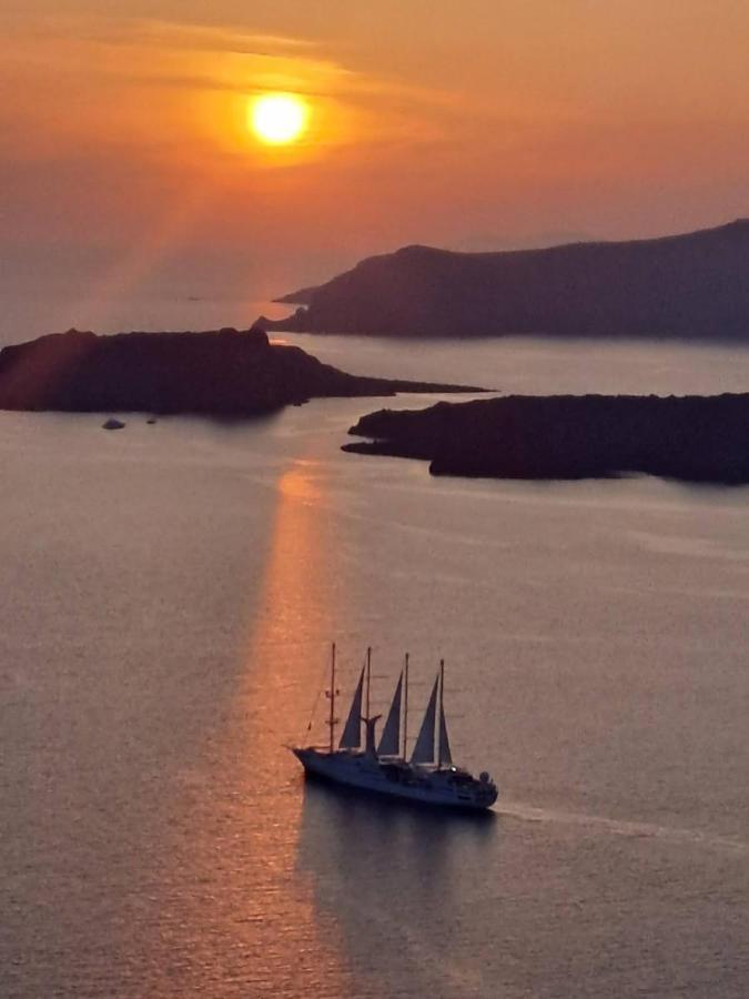 Santa Rinoula Sea Sunset Views Adults Only Megalochori (Santorini)