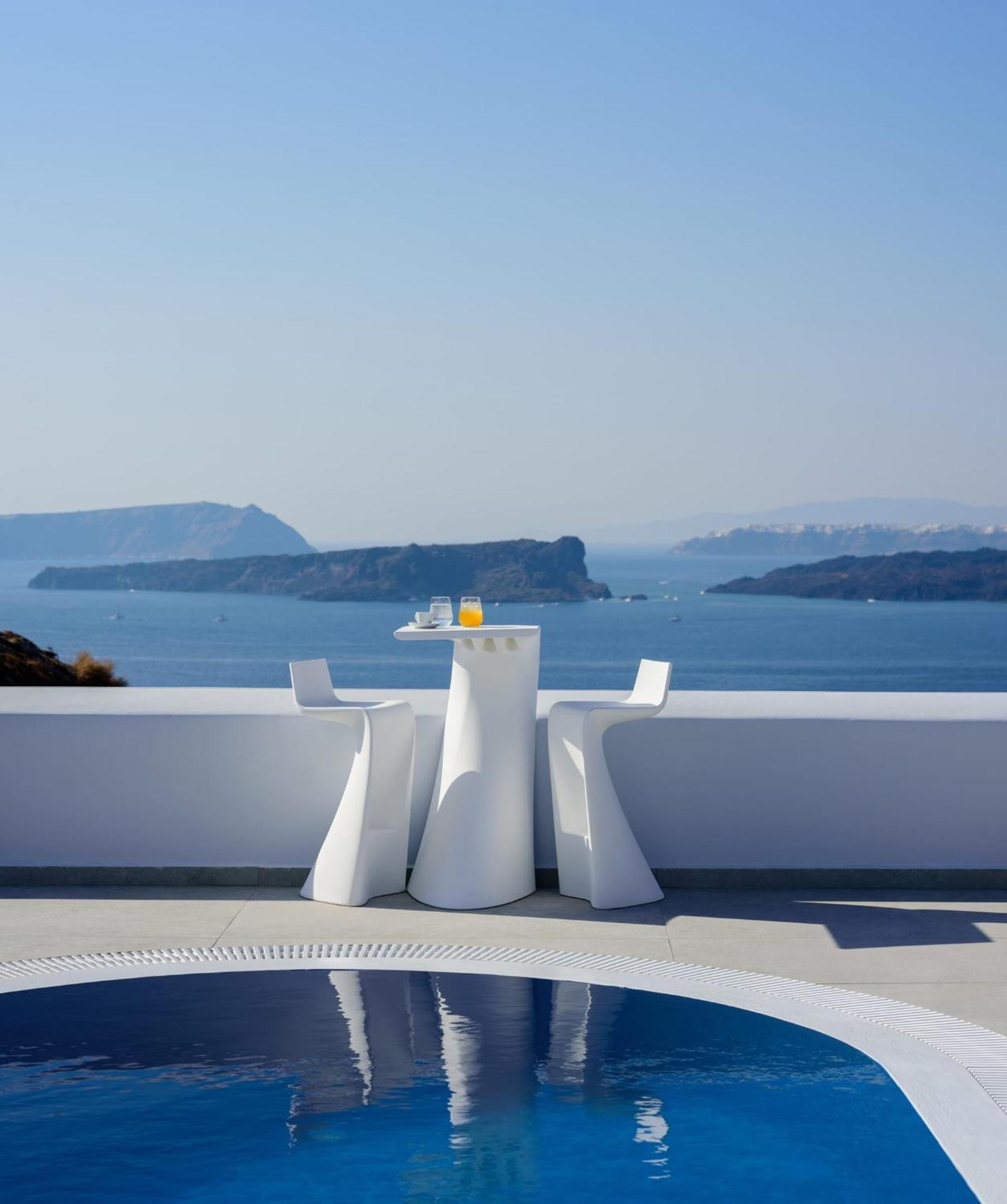 Splendid Santorini Vista 3 Bedrooms Private Pool Bath Breathtaking Sea Views Akrotiri Akrotiri (Santorini)