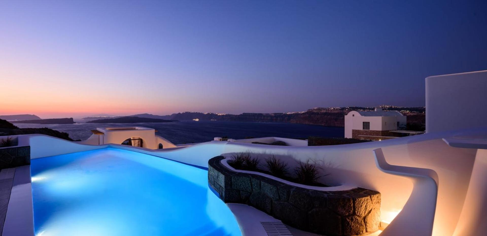 Exquisite Santorini Luna 3 Bedrooms Breathtaking Sea Views And Private Pool Akrotiri *