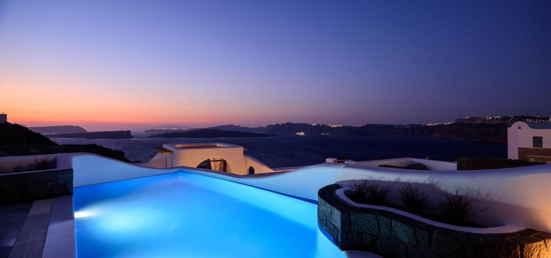 Exquisite Santorini Luna 3 Bedrooms Breathtaking Sea Views And Private Pool Akrotiri