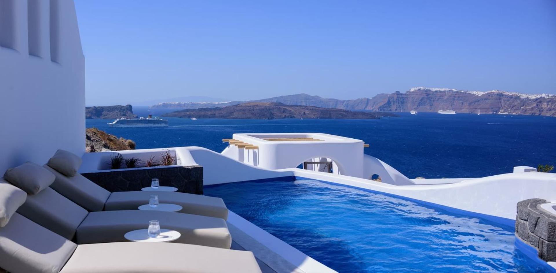 Exquisite Santorini Luna 3 Bedrooms Breathtaking Sea Views And Private Pool Akrotiri *