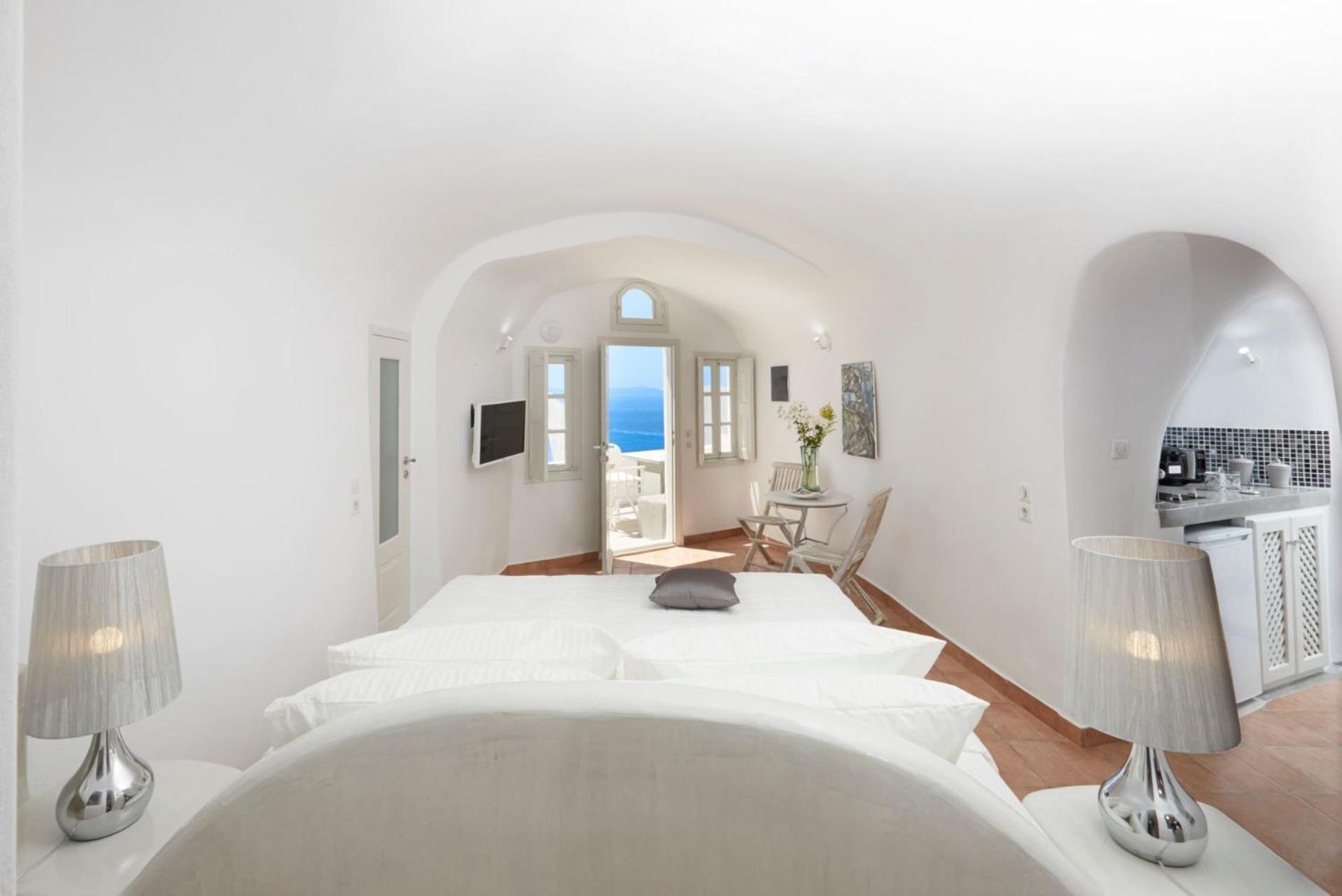 Elegant Santorini House Horizon Caldera View-outdoor Hot Tub Oia * Tholos (Santorini)