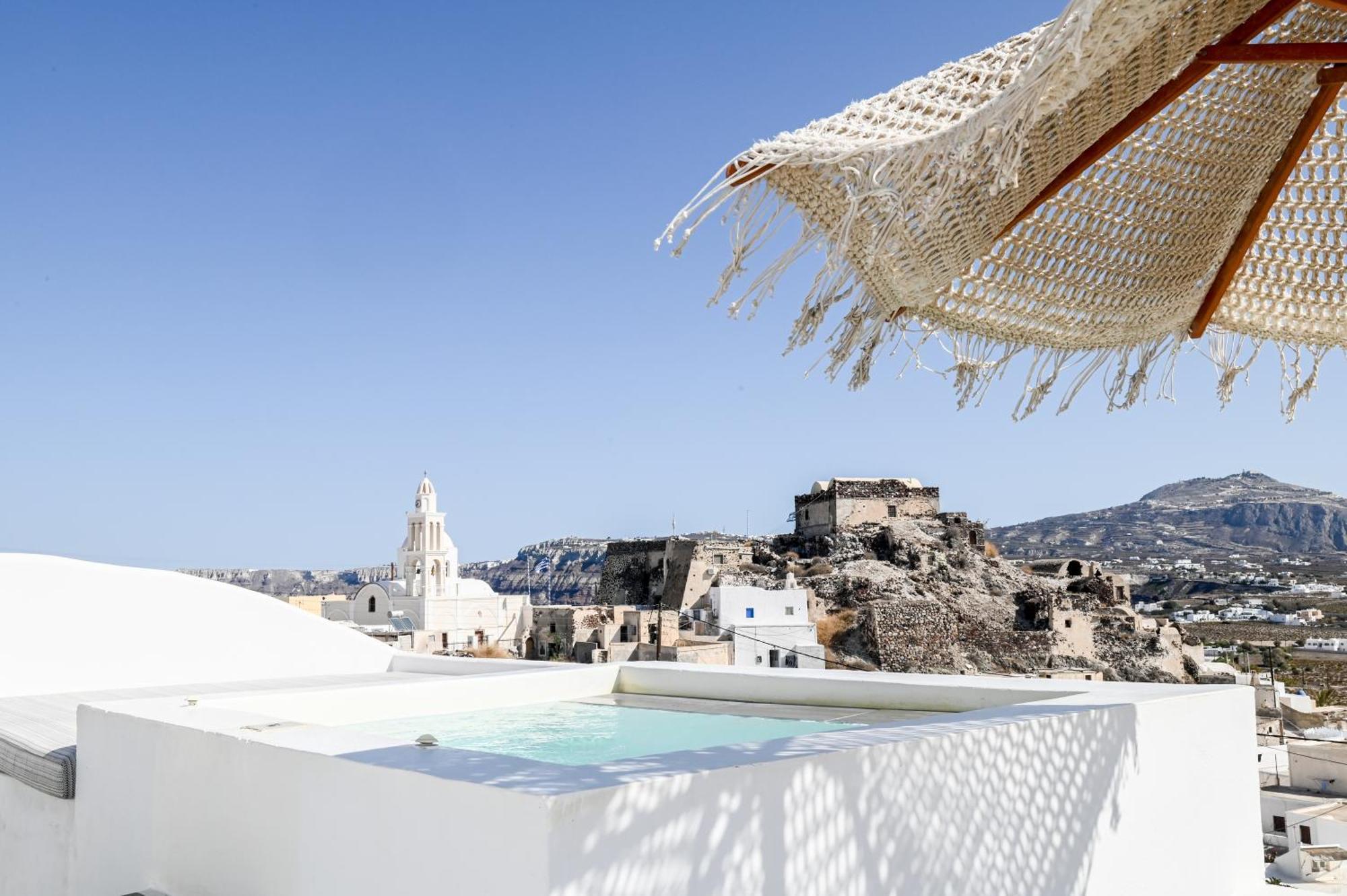 White Curves Santorini
