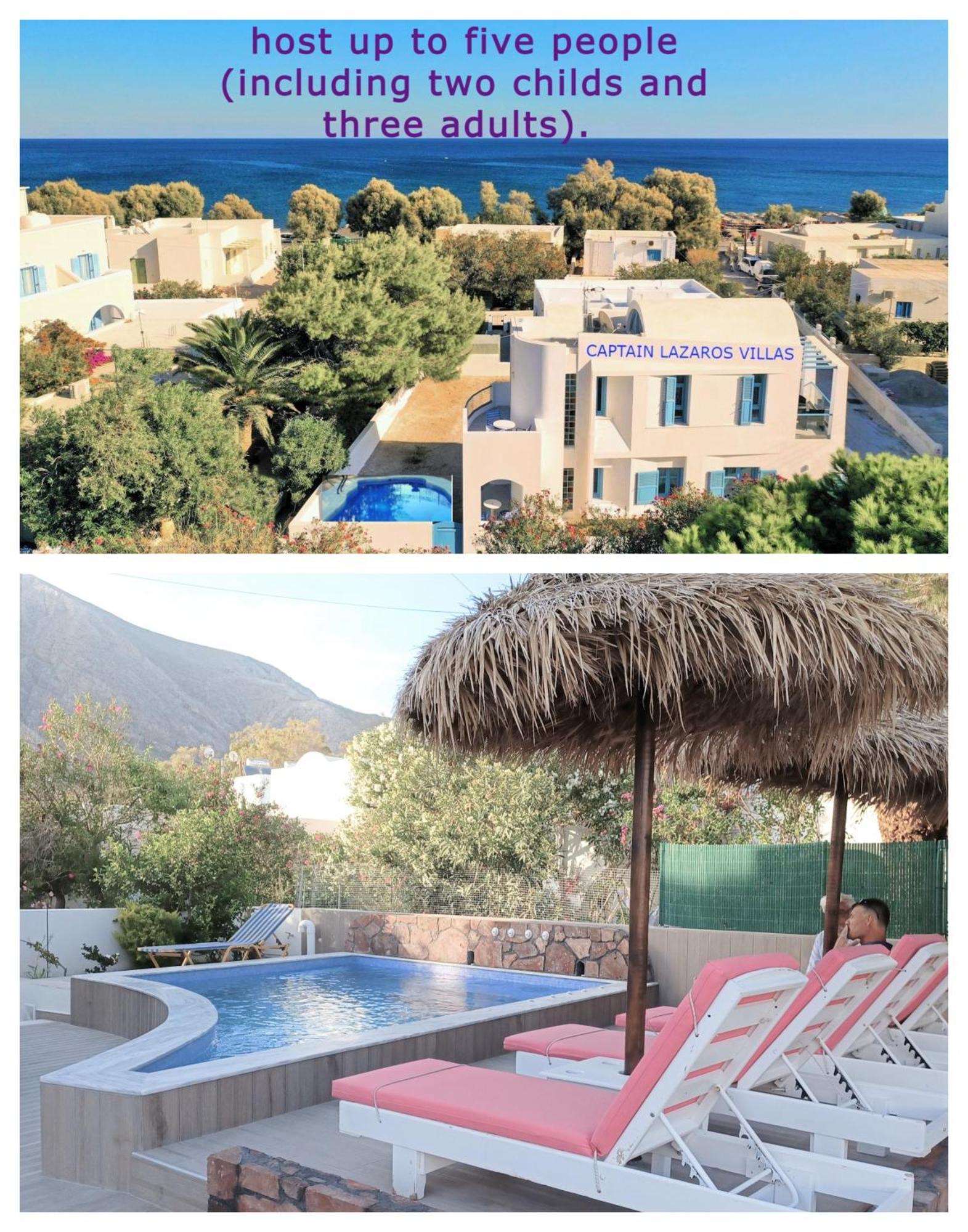 Captain Lazaros Villa: Black With Pool And Sea View *