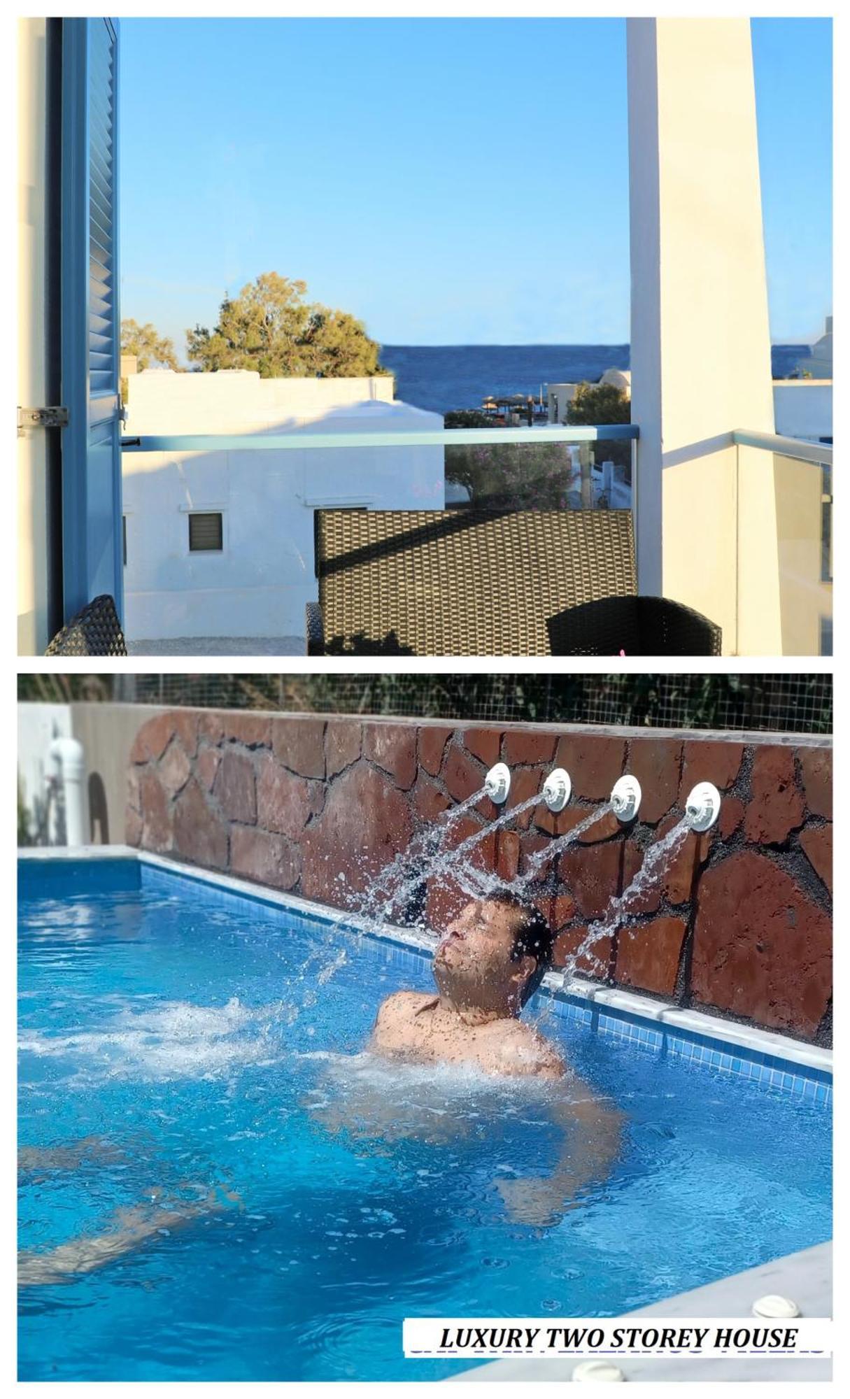 Captain Lazaros Villa: Black With Pool And Sea View Perissa (Santorini)