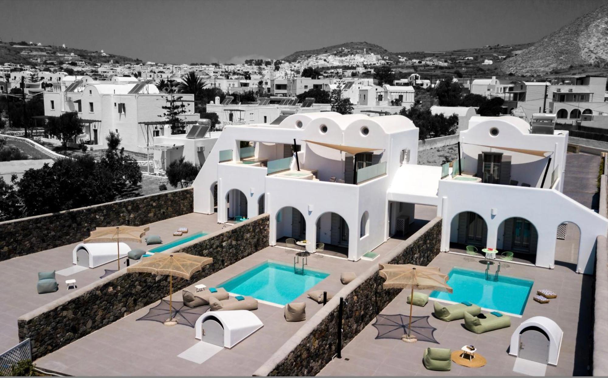 Modern Dome Homes Of Santorini * Perissa (Santorini)