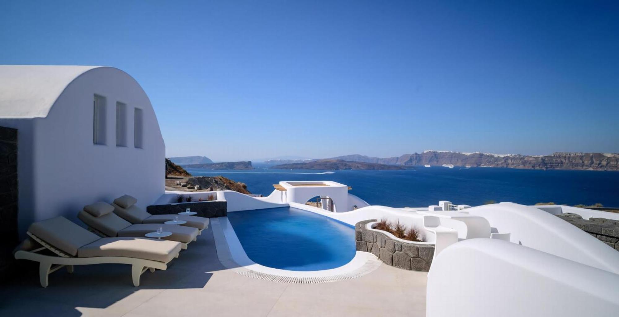 Exquisite Santorini Luna 3 Bedrooms Breathtaking Sea Views And Private Pool Akrotiri Villa *