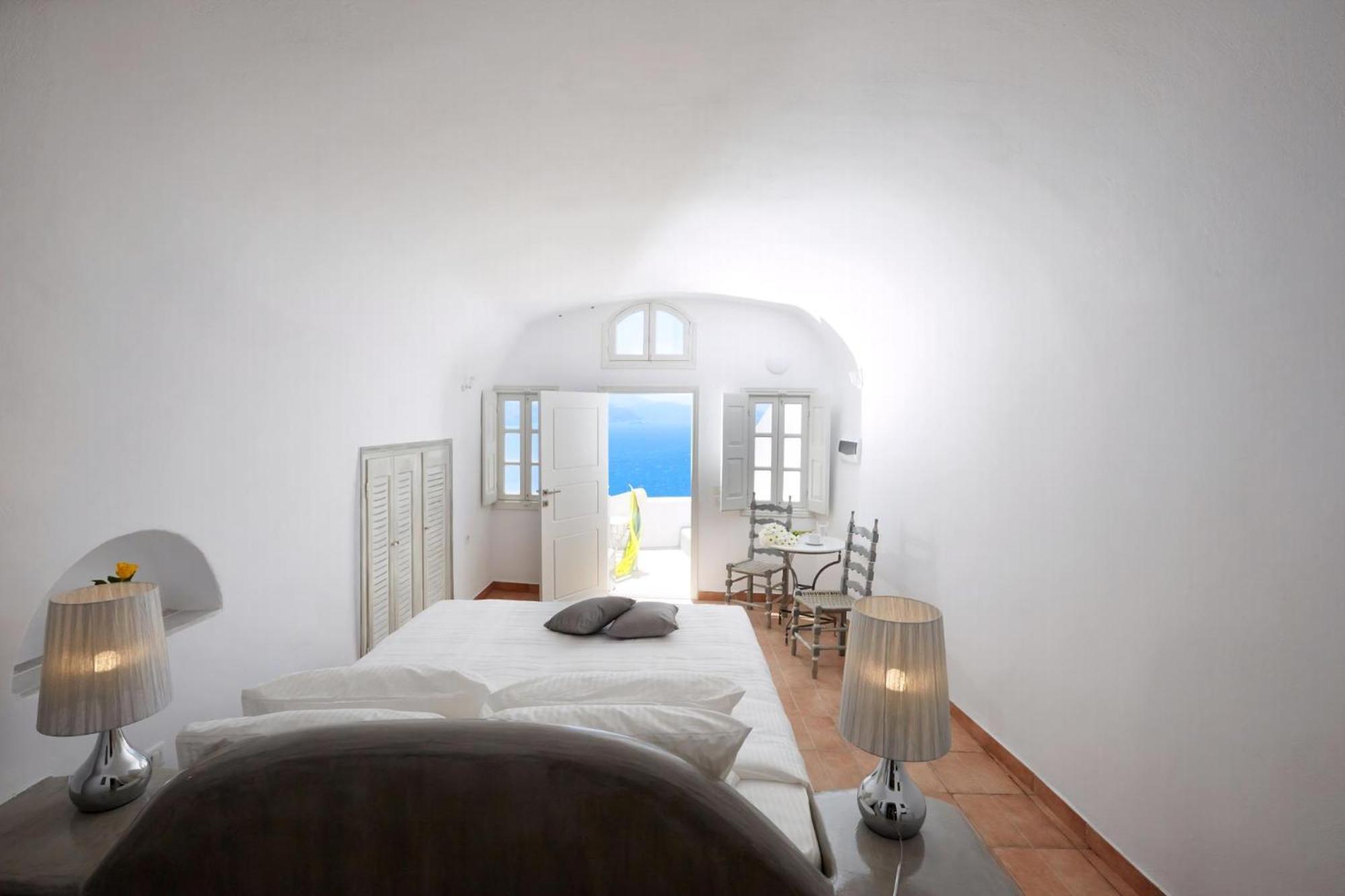 Villa Elegant Santorini House Horizon Caldera View-outdoor Hot Tub Oia *