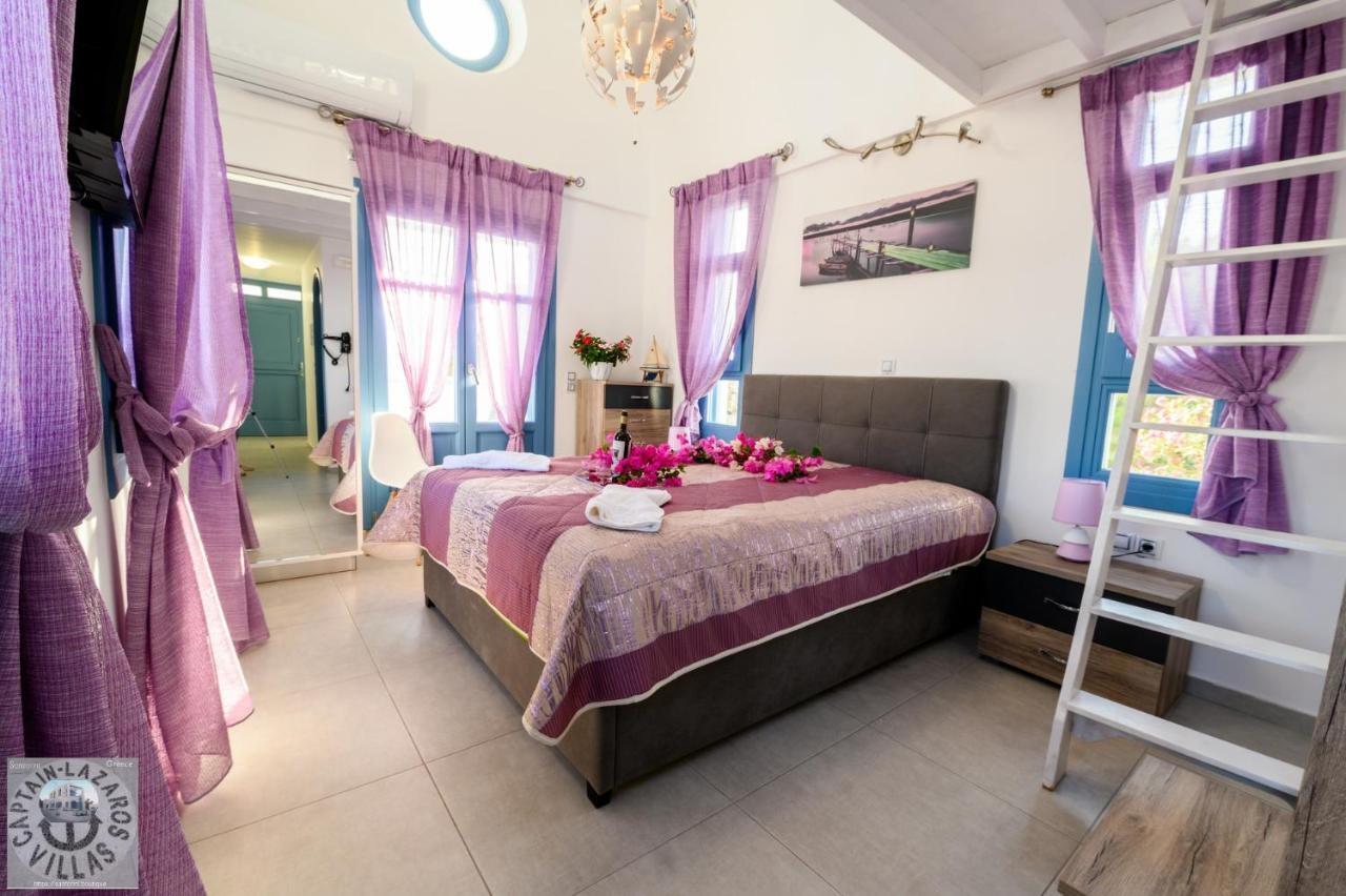 Captain Lazaros Villa: Black With Pool And Sea View Villa